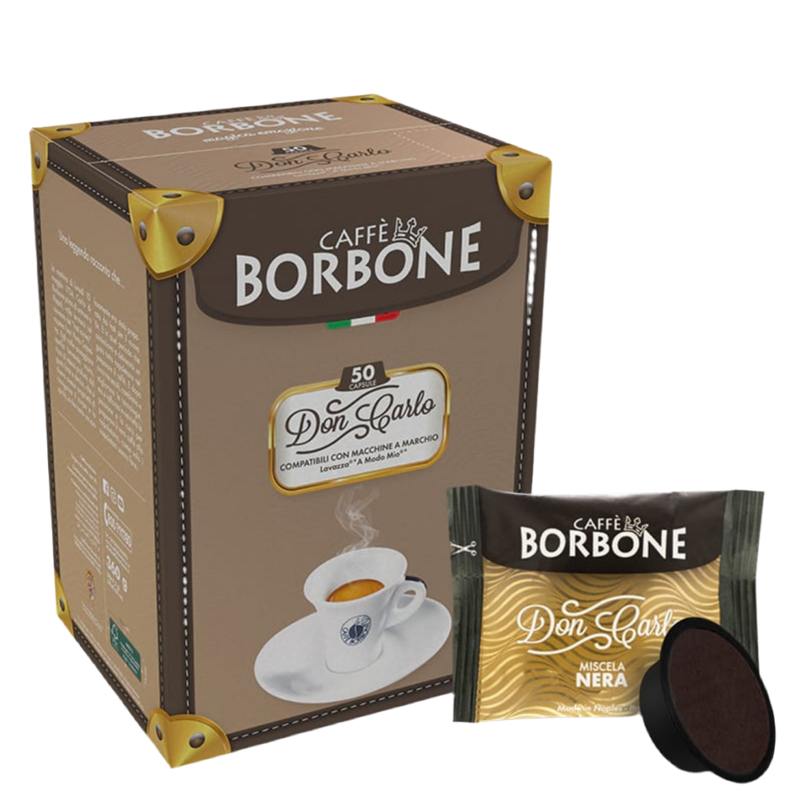 BORBONE MISCELA NERA - CAPSULE LAVAZZA A MODO MIO - 100 CPS