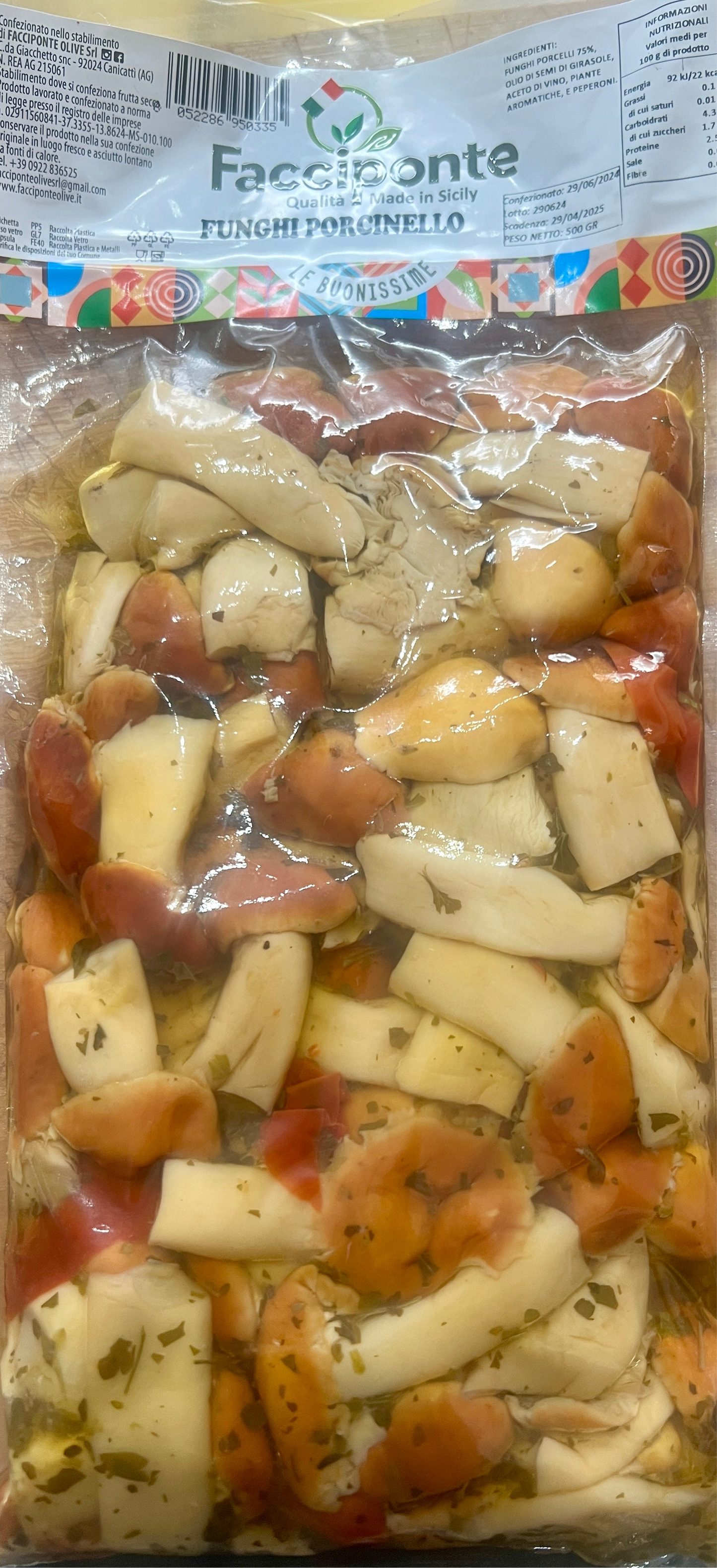 Funghi porcinello 500gm