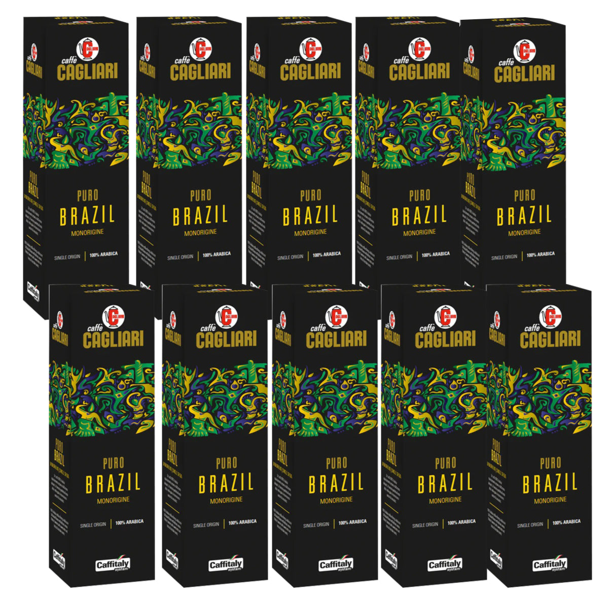 Caffitaly Cagliari Brazil 100% arabica - 1 da 10 Capsule