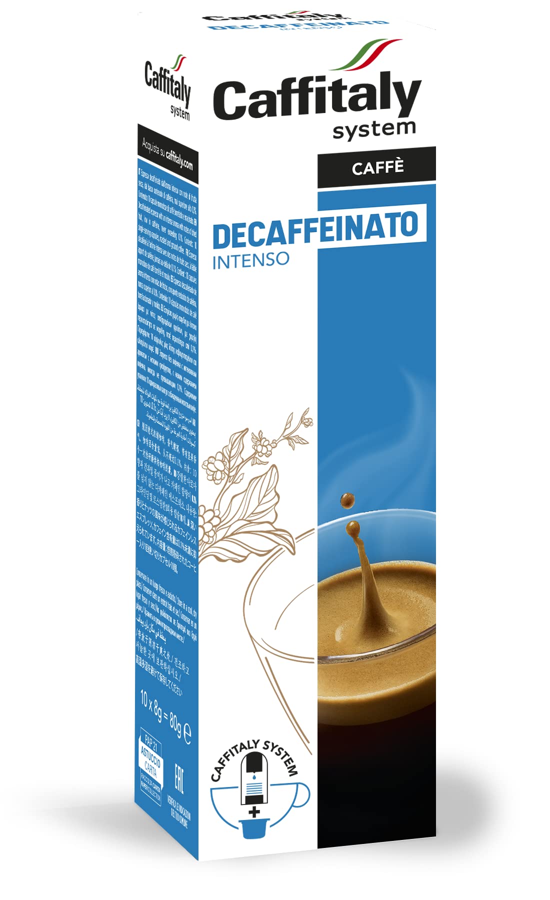 CAFFITALY DECAFFEINATO INTENSO - 10 cp