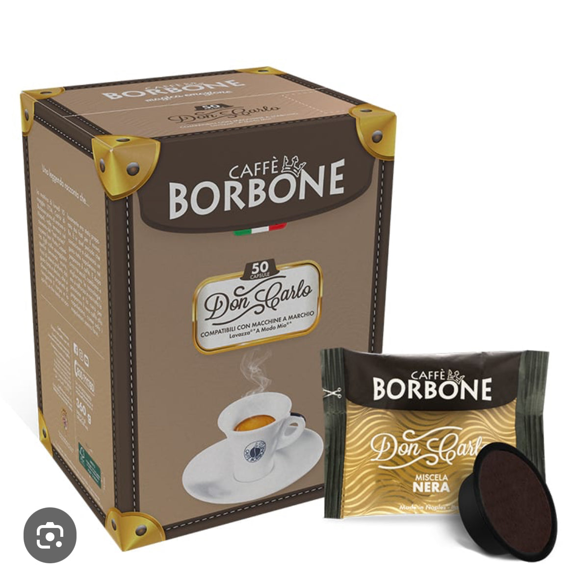 BORBONE MISCELA NERA - CAPSULE LAVAZZA A MODO MIO - 100 CPS