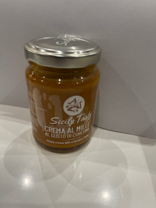 Crema al miele al gusto di curcuma da 100 g