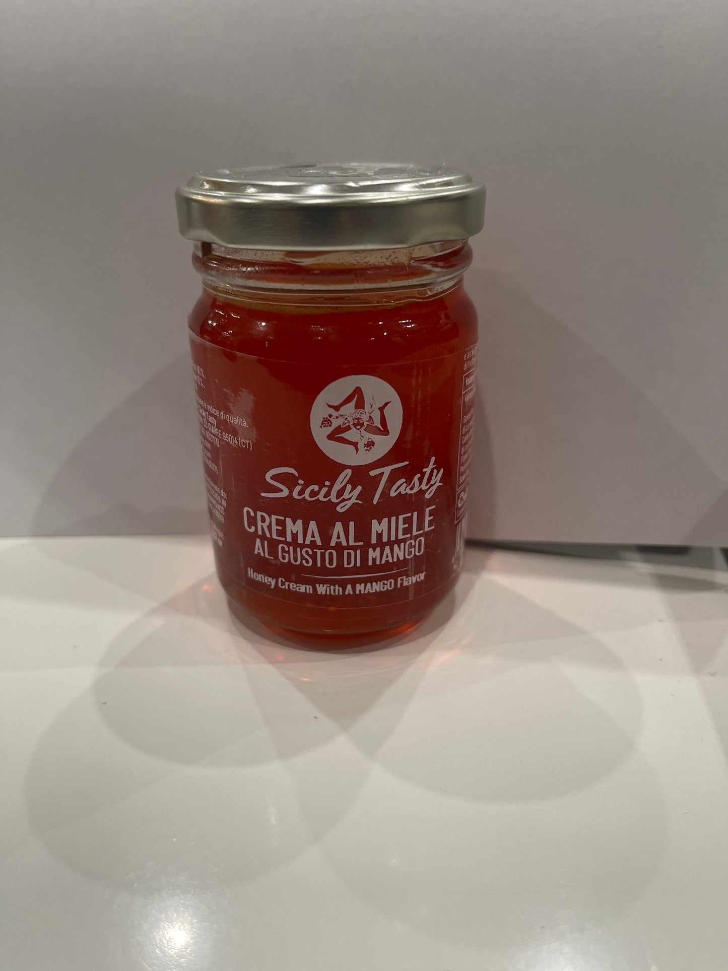 Crema al miele al gusto di mango, 100 g
