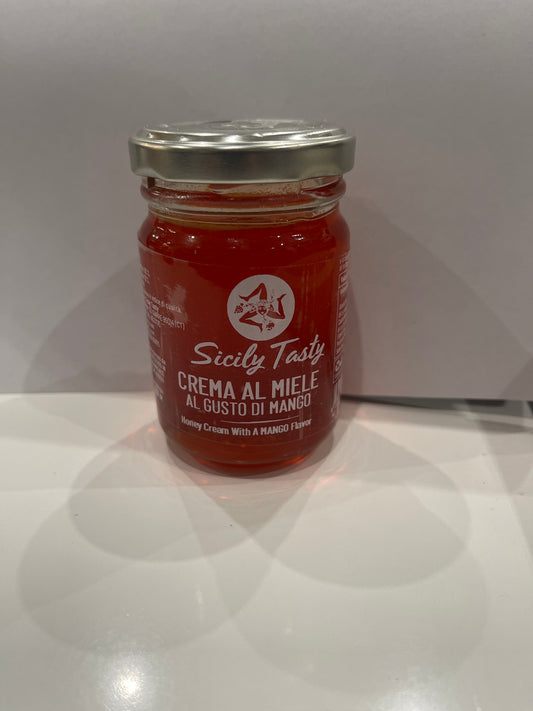 Crema al miele al gusto di mango, 100 g