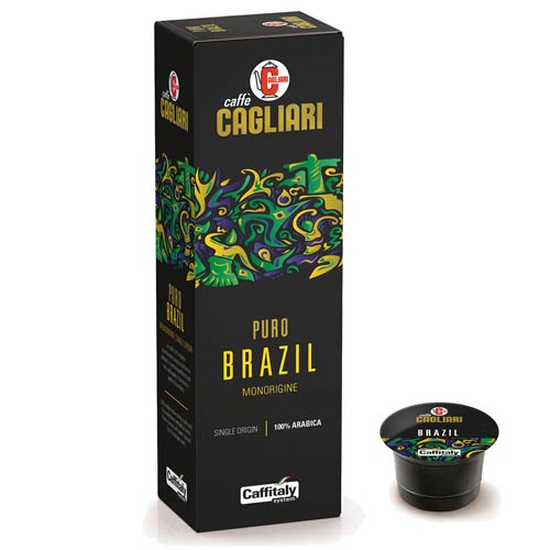 Caffitaly Cagliari Brazil 100% arabica - 1 da 10 Capsule