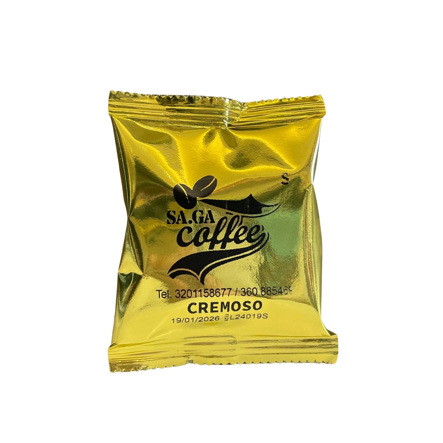 SA.GA COFFE - NERO NOBILE CREMOSO - 100 CAPSULE